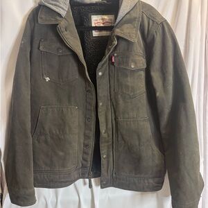 Levi's Men's Dark Green Field Jacket